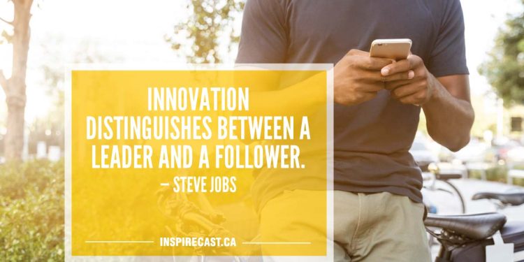 Innovation distinguishes between a leader and a follower. — Steve Jobs