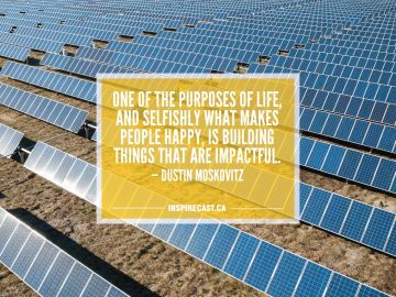 One of the purposes of life, and selfishly what makes people happy, is building things that are impactful. — Dustin Moskovitz