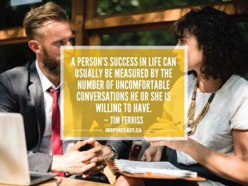 A person's success in life can usually be measured by the number of uncomfortable conversations he or she is willing to have. — Tim Ferriss