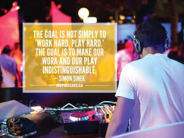 The goal is not simply to 'work hard, play hard.' The goal is to make our work and our play indistinguishable. — Simon Sinek